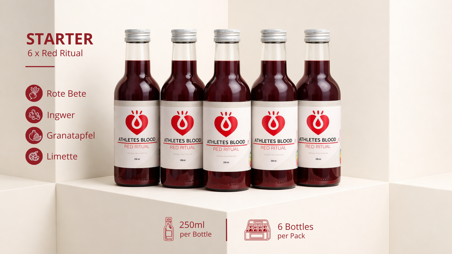 Athletes Blood – Red Ritual 6er